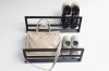 Półka ścienna na buty w stylu nowoczesnym industrialnym loft do ściany